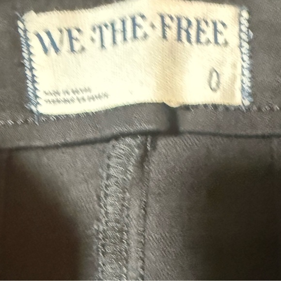 We the Free By Free People‎ Layla high waisted denim mini skirt size 0 NWOT - Picture 3 of 4